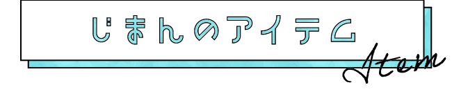 じまんのアイテム